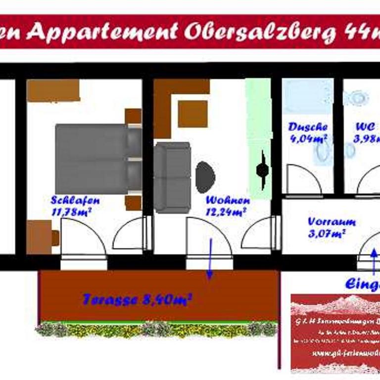 G & H Ferienwohnungen Appartement Obersalzberg - Apartment mit 1 Schlafzimmer - 14