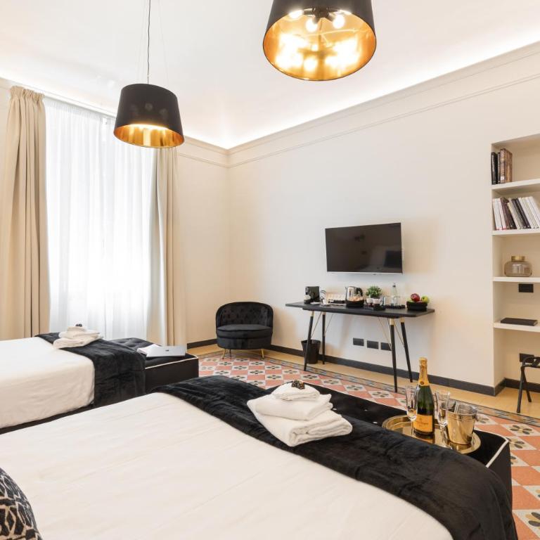 Foresteria di Piazza Cavour - Luxury Suites & Guest House - Chambre Exécutive avec 2 Lits Queen-Size - 9