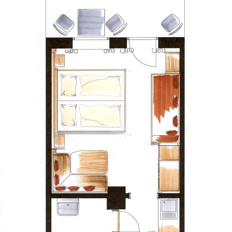 Gästehaus Zum Wurm - Apartment mit Balkon - 6
