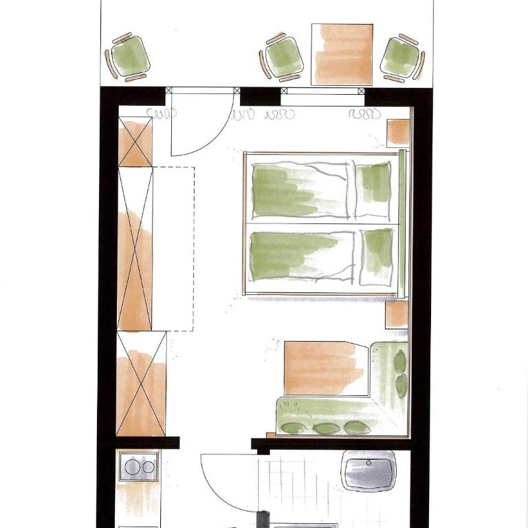 Gästehaus Zum Wurm - Apartment mit Balkon - 5