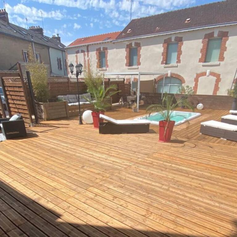 Loft 10 personnes centre de Blois avec jacuzzi - Villa - 8