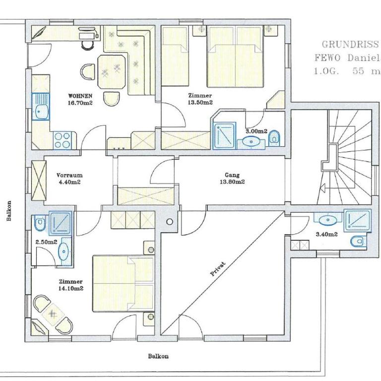 Haus Alpengruß - Apartment mit 2 Schlafzimmern - 4