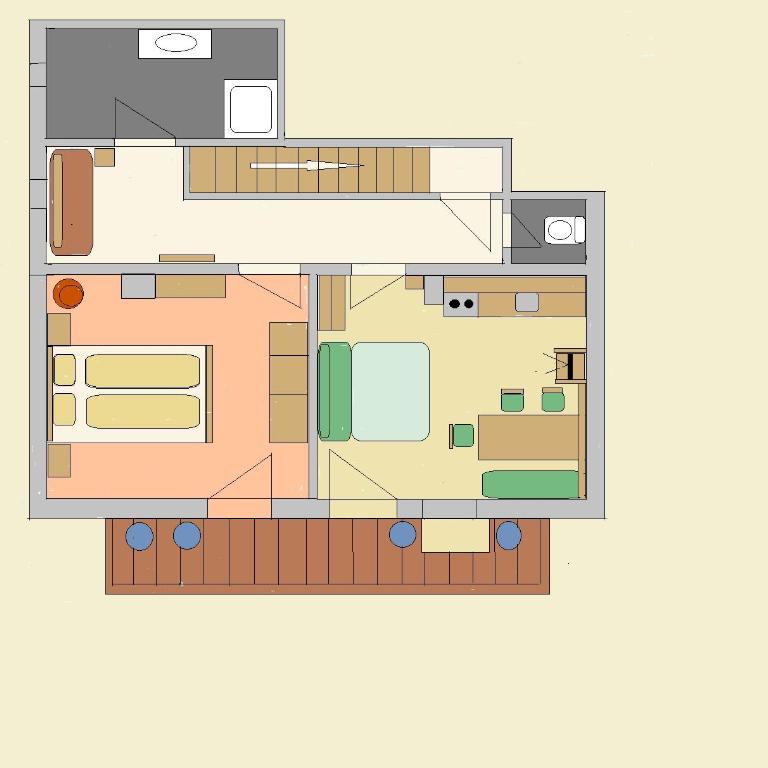 Pension Nigella - Standard Apartment mit 1 Schlafzimmer - 13