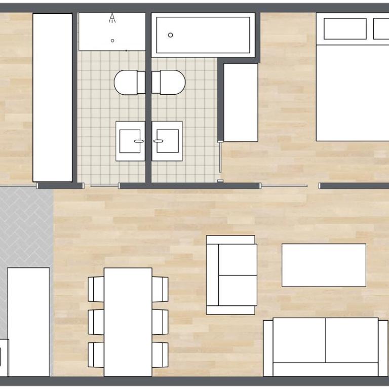 Aspasios Las Ramblas Apartments - Two-Bedroom Apartment with Balcony - 16