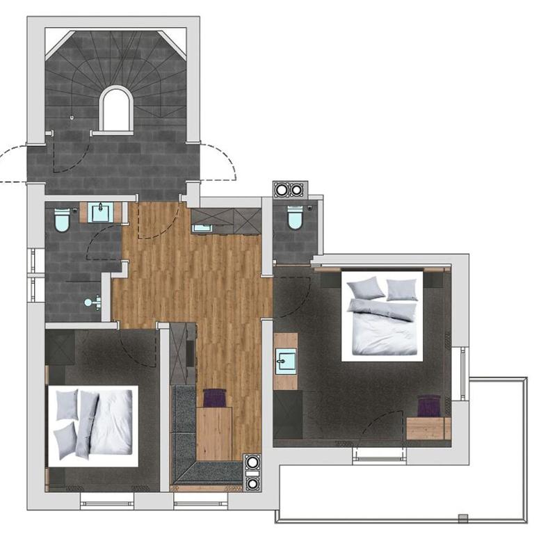 Augl‘s Hof - Deluxe Apartment mit 2 Schlafzimmern - 2