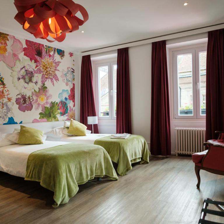 Hôtel du Raisin - Großes Zweibettzimmer - 3