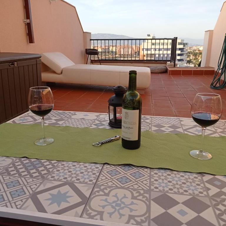 SOL Y PLAYA ROQUETAS-Ático con piscina, solarium y garaje - Apartment - 10