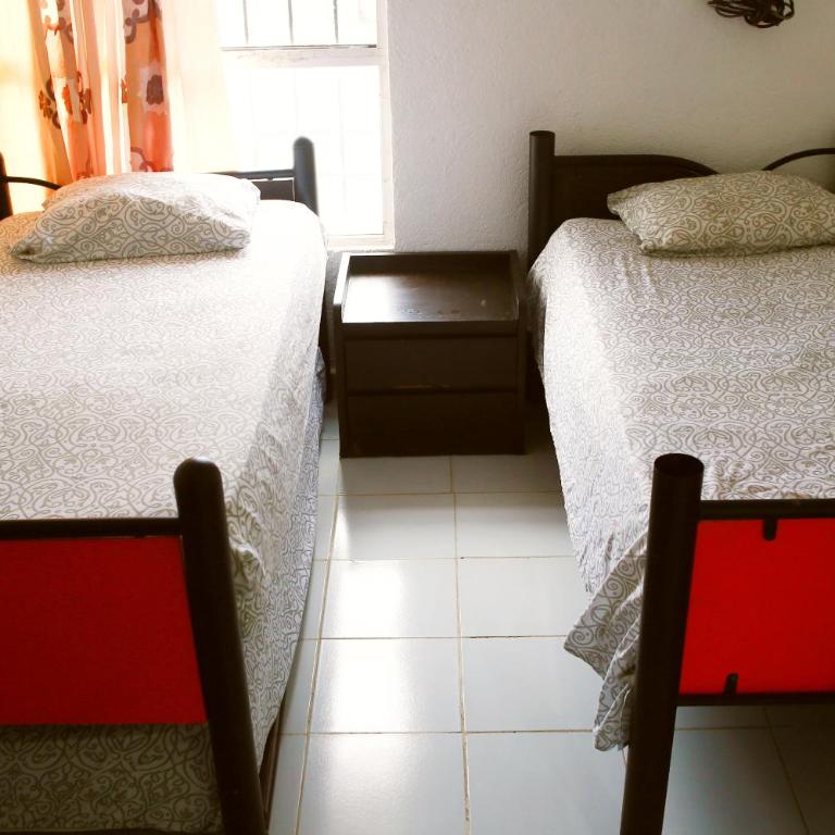 Cuarto Privado, Hamacas, NUEVO Jacuzzi Rooftop - Habitación Doble - 2 camas - 1