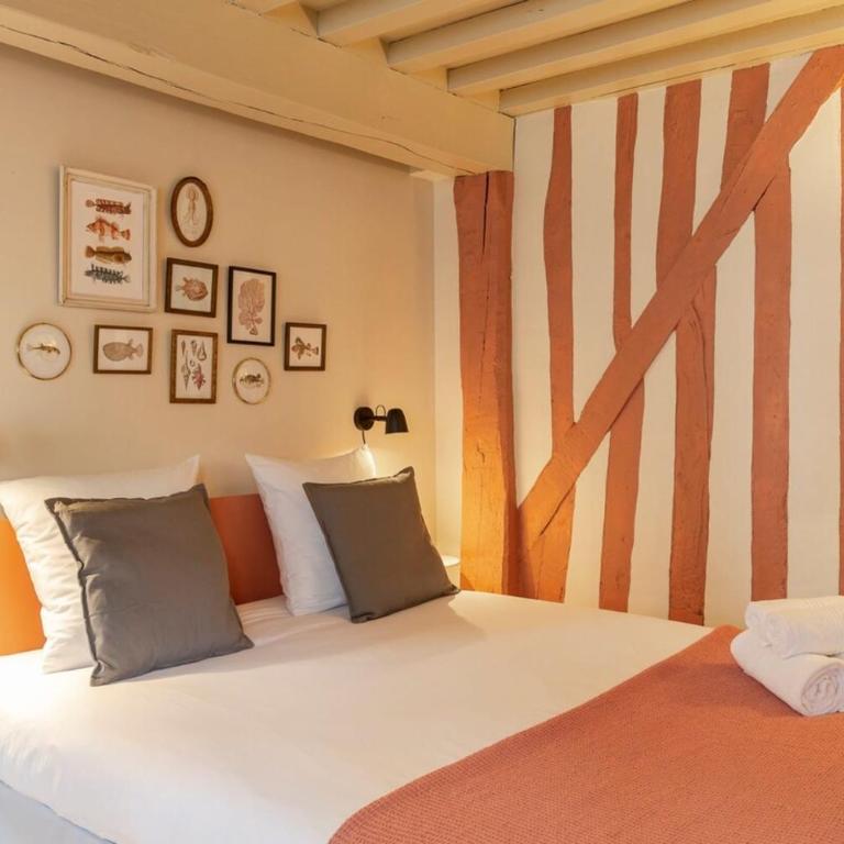 Couleur Corail Studio Peaceful gem & shared yard Central Honfleur - Studio - 11
