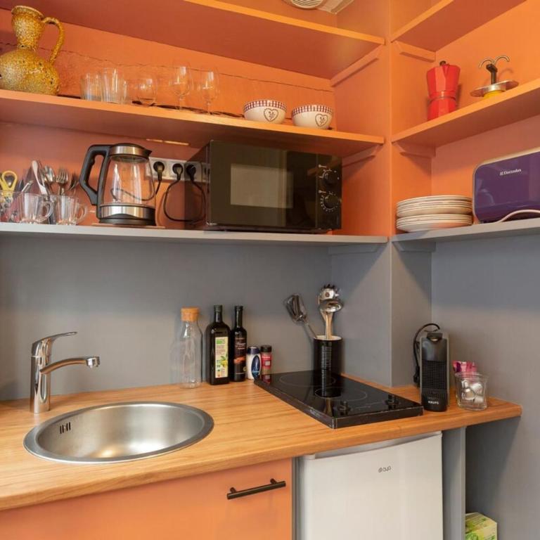 Couleur Corail Studio Peaceful gem & shared yard Central Honfleur - Studio - 5