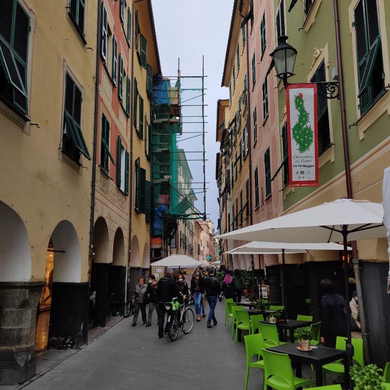 Vista sul carruggio, centro storico di Chiavari - Appartement 2 Chambres - 20