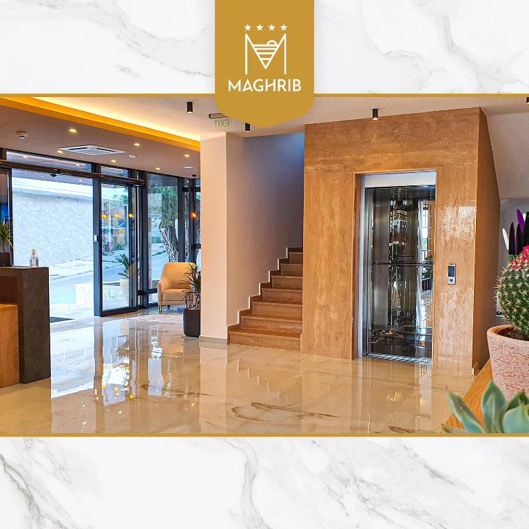 Maghrib Hotel - Dvokrevetna Soba sa Bračnim Krevetom sa Balkonom i Pogledom na More - 10