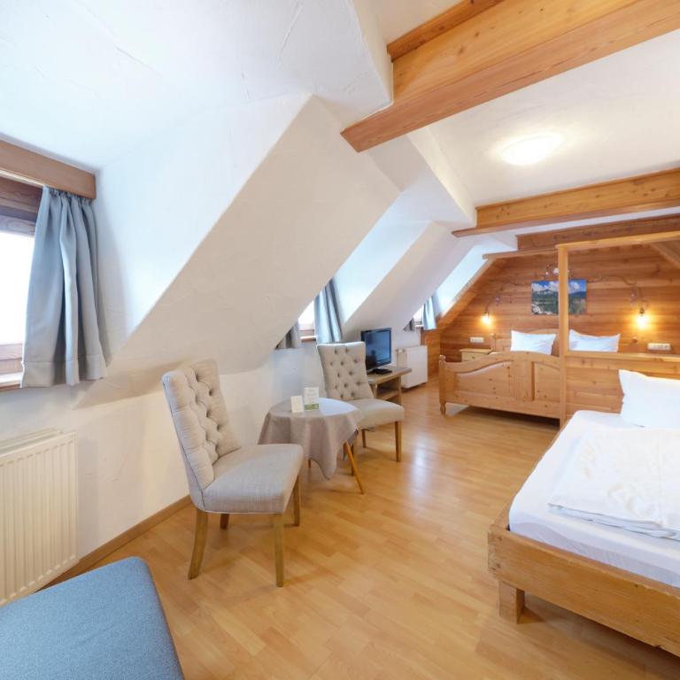 Hotel garni Alpengruss - Dreibettzimmer - 1