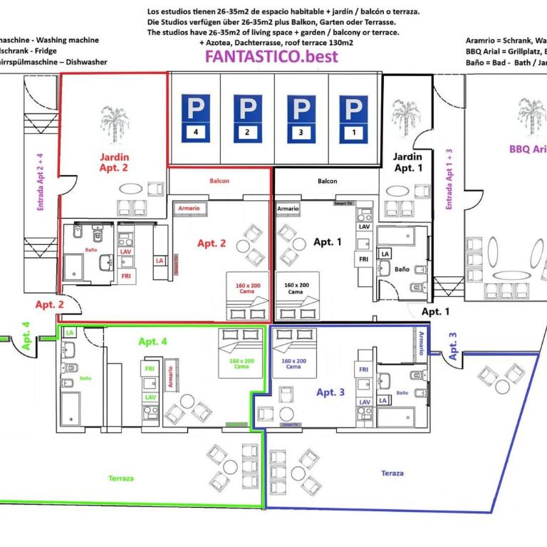 Fantastico 1 - Balcony, free parking, air conditioning, free Netflix, BBQ - Estudio - 13