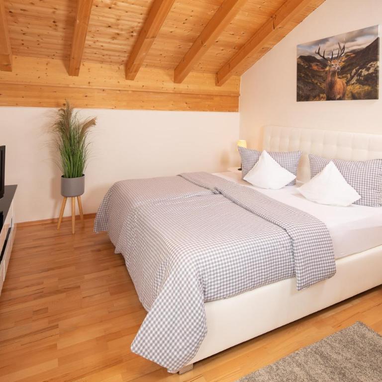 "Haus Bellevue" - Annehmlichkeiten von 4-Sterne Familien-und Wellnesshotel Viktoria nebenan können mitgenutzt werden - Apartment mit Balkon - 4