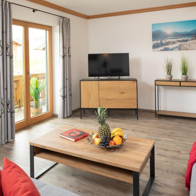 "Ferienwohnung Anna" - Annehmlichkeiten von 4-Sterne Familien-und Wellnesshotel Viktoria können mitgenutzt werden - Apartment mit 1 Schlafzimmer - 4