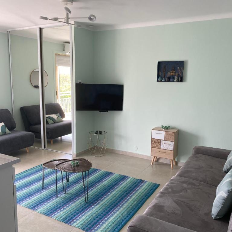 Appartement rooftop, première ligne, vue mer, 50m de plage du Midi - One-Bedroom Apartment - 10