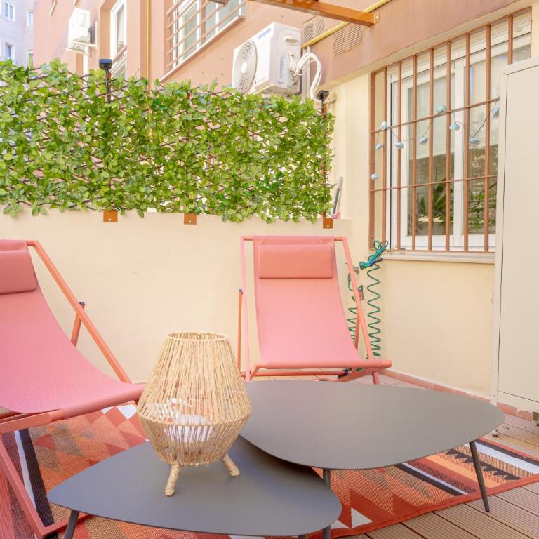 Teatro Suites Málaga PLAYA - Estudio con terraza - 16