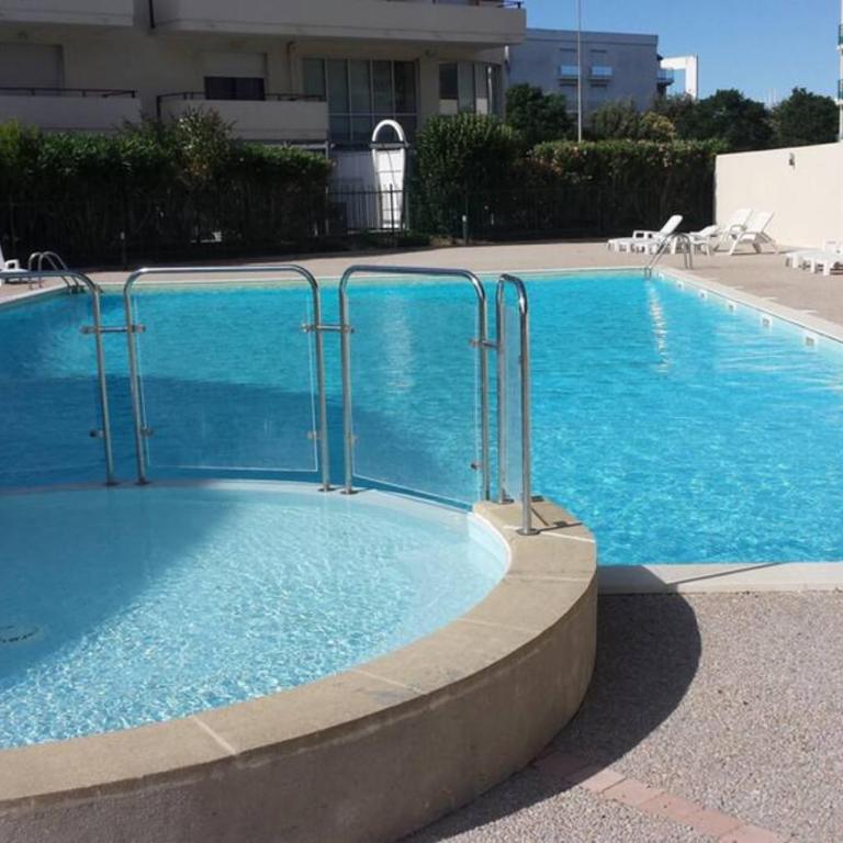 Studio, terrasse, piscine, plage, Les Minimes - Studio - 10