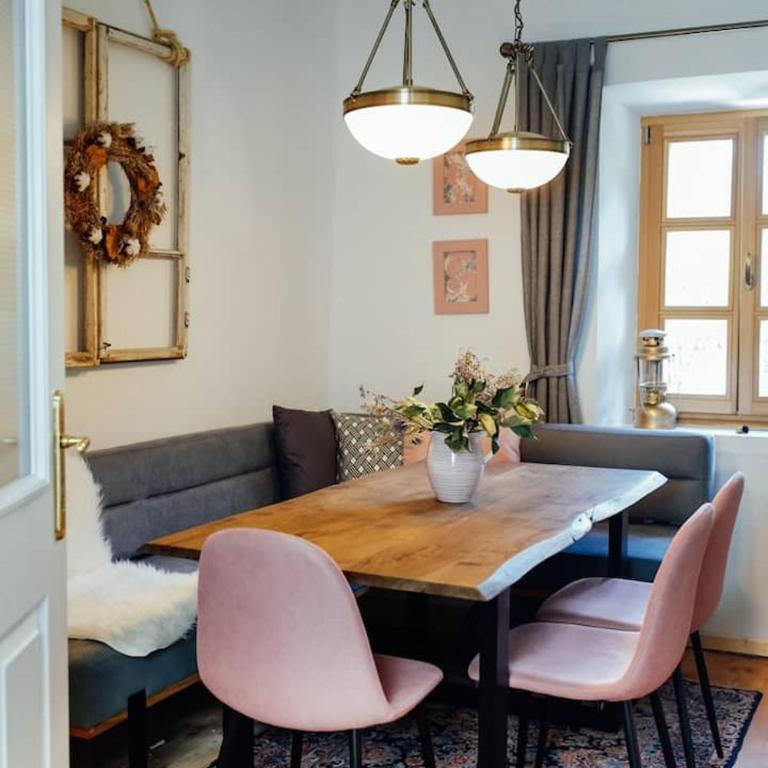 Apartment Aussee- Beletage Salzherrenhof- Küche, WLAN, Netflix - Apartment - 30
