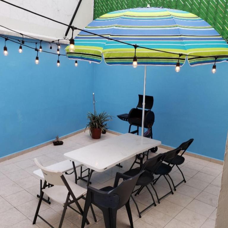 Terraza, Centrico WTC, Condesa, pet friendly - Apartamento de 2 dormitorios - 1