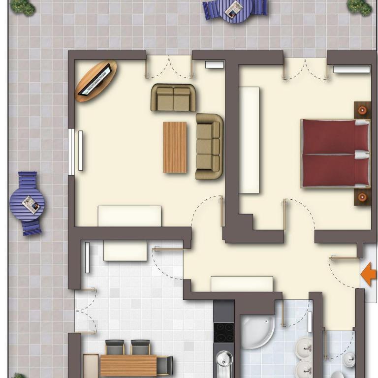 Ferienwohnungen Fendt - Apartment mit Balkon - 12