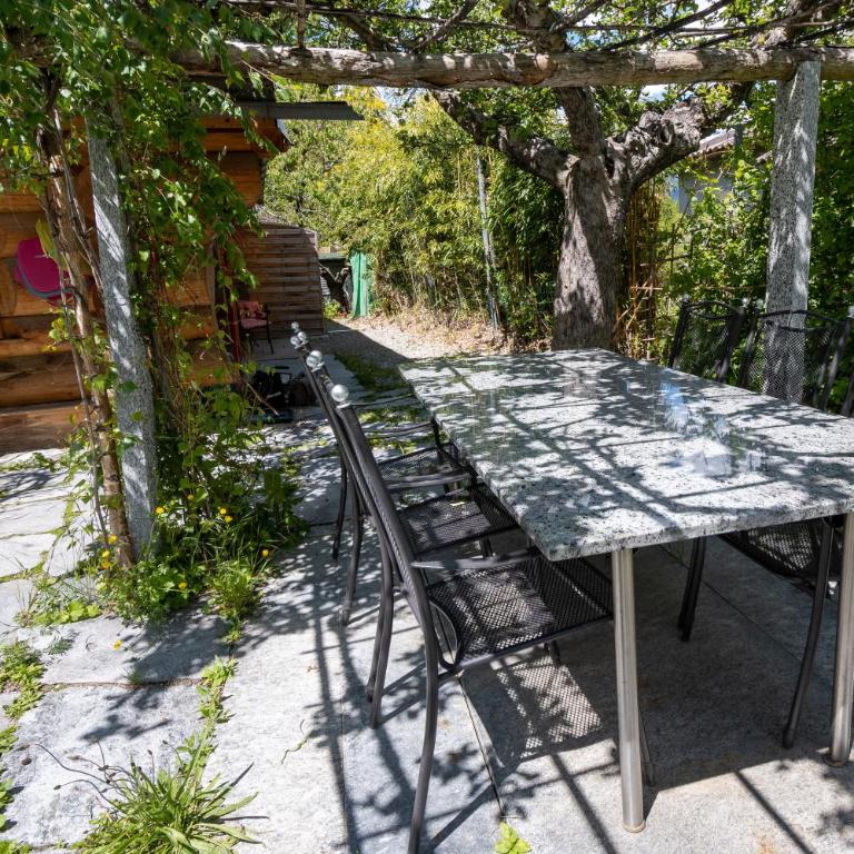Le Gite de Briey - à 7 minutes de Vercorin - Studio mit Terrasse - 15