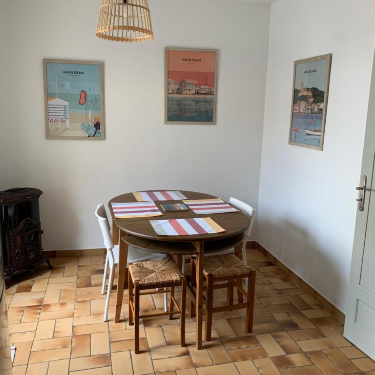 Appartement la corde a linge Gruissan village avec terrasses - Apartment mit Terrasse - 6