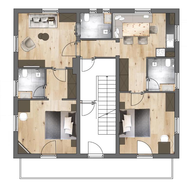 Viktors Apartments - Apartment mit Balkon - 3
