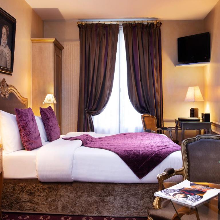 Hotel Residence Henri IV - Chambre Double ou Lits Jumeaux Élégance - 1
