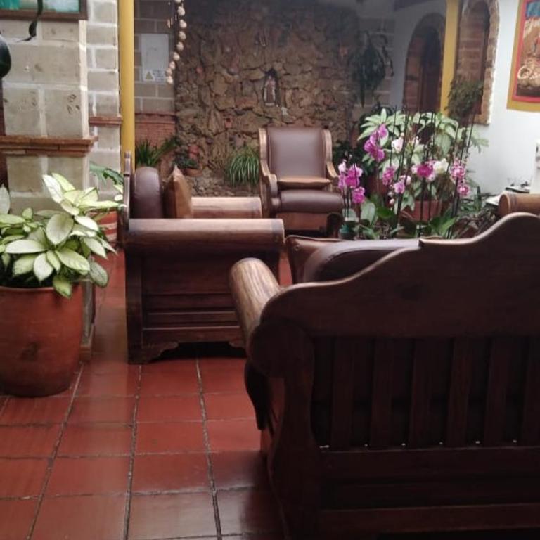 Hospedería Colonial de Villa de Leyva - Deluxe Double Room with Bath - 8