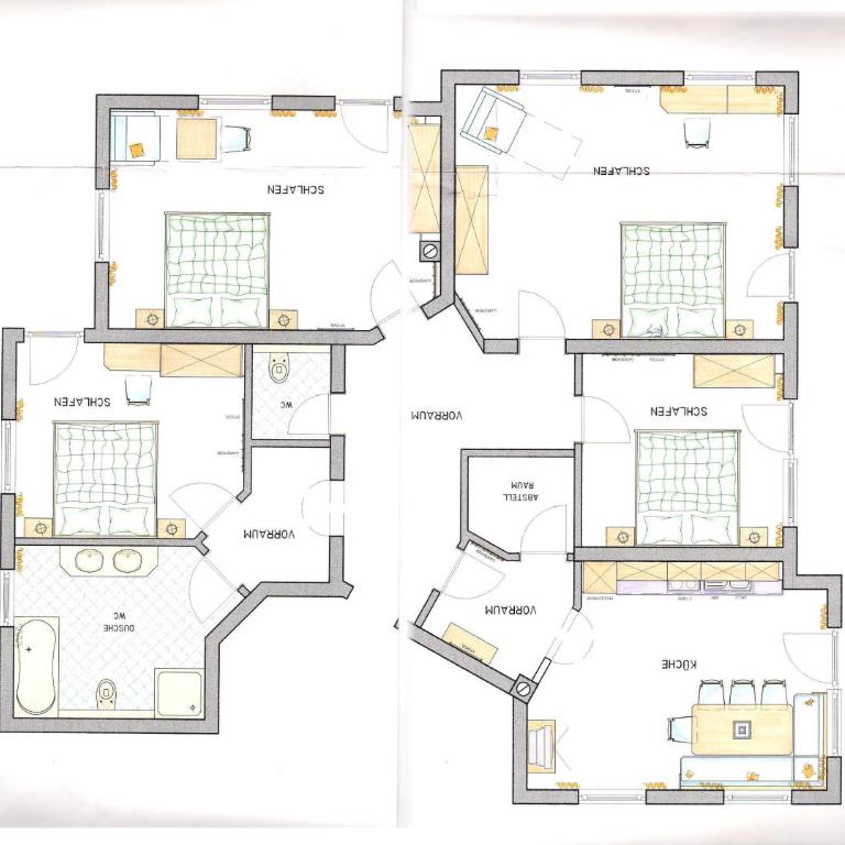 Haus Josefine - Apartment mit 4 Schlafzimmern und Terrasse - 4