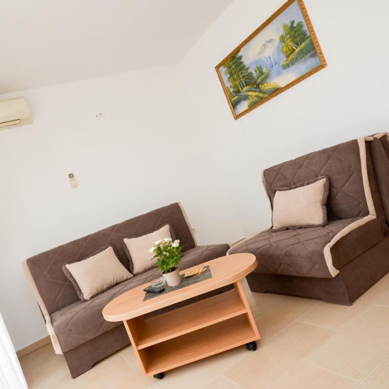 Apartments Ivanović - Apartman s 1 Spavaćom Sobom, Balkonom i Pogledom na More - 16
