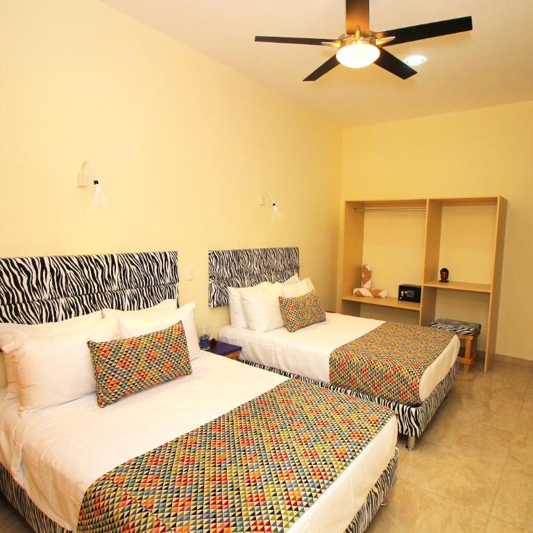 Hotel Arcoiris Tulum - Habitación con 2 camas grandes - 3
