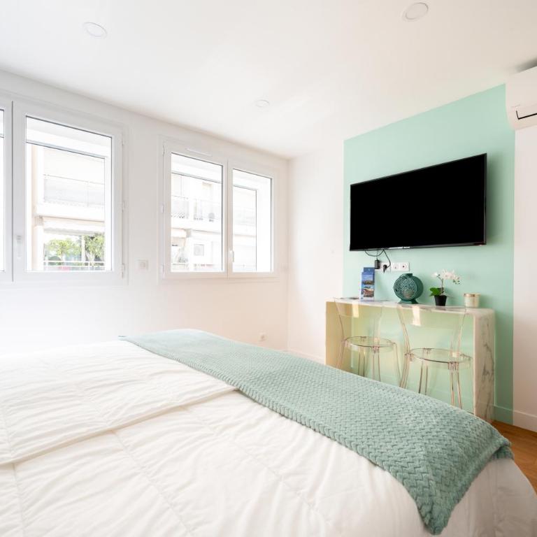 Superbe studio entièrement rénové - 50m croisette - Apartamento de 1 dormitorio - 10