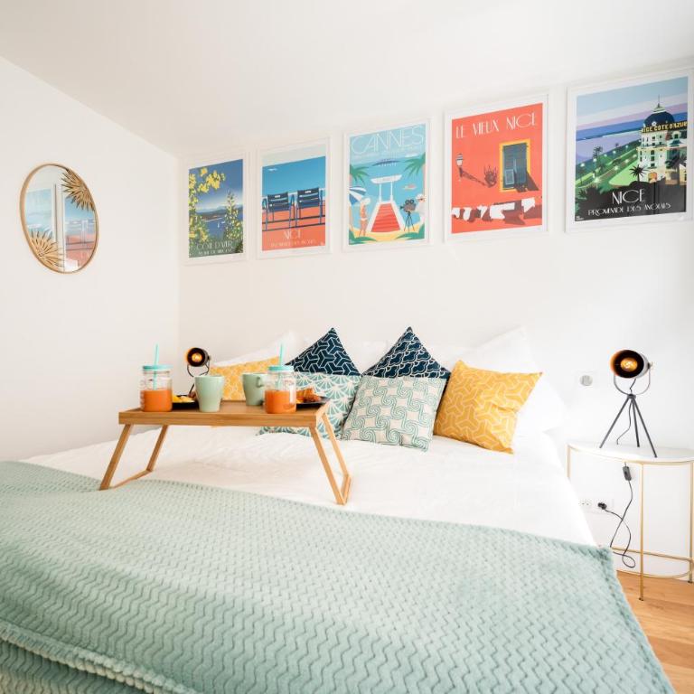 Superbe studio entièrement rénové - 50m croisette - Apartamento de 1 dormitorio - 9