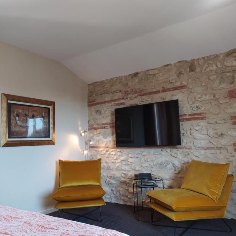 Auberge Du Roua - Chambre Supérieure - Vue sur Montagne - 10