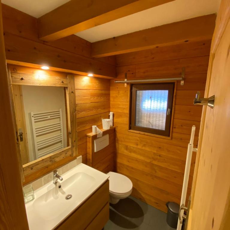 LE PASSE-MONTAGNE Bel appartement avec terrasse dans vieille ferme de montagne rénovée - Two-Bedroom Apartment - 11