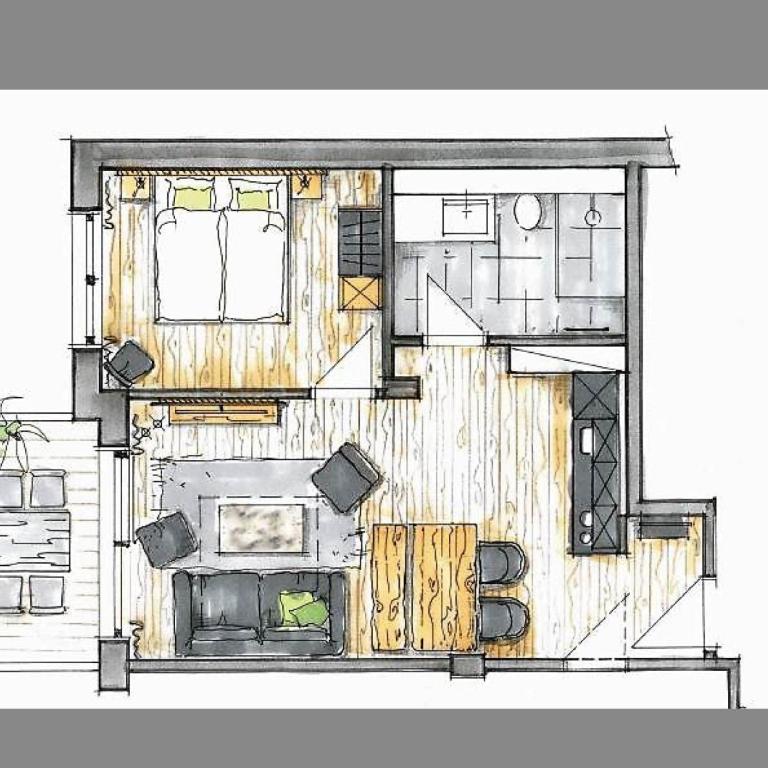moun10 urlaubswohnen - Apartamento de 1 dormitorio con balcón y vistas a la montaña - 17
