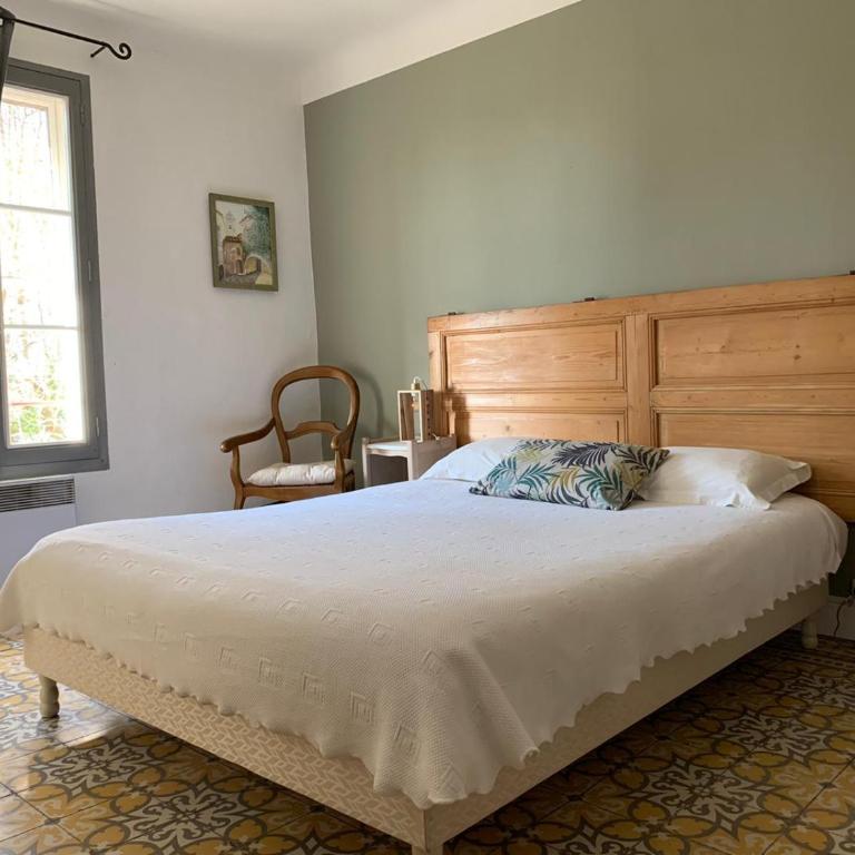 Bastide Sainte Agnès - Chambre Lit King-Size - Vue sur Jardin - 1