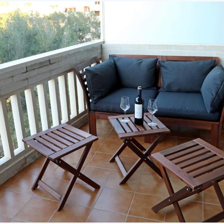 Excellent sea view, free parking, WiFi - Apartamento de 2 dormitorios - 5