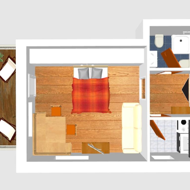 La Tambra - Residence - Central with Restaurant - Monolocale con Balcone - 8