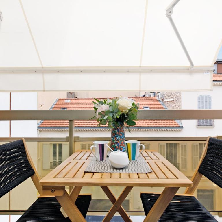 Cannes CROISETTE, Palais des Festivals, Beaches, Apart Residence Le MINERVE - Studio with Terrace - 2