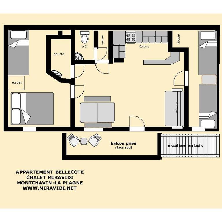 Chalet Miravidi, Montchavin-La Plagne, Jacuzzi & Sauna - Appartement 2 Chambres - Bellecote - 30