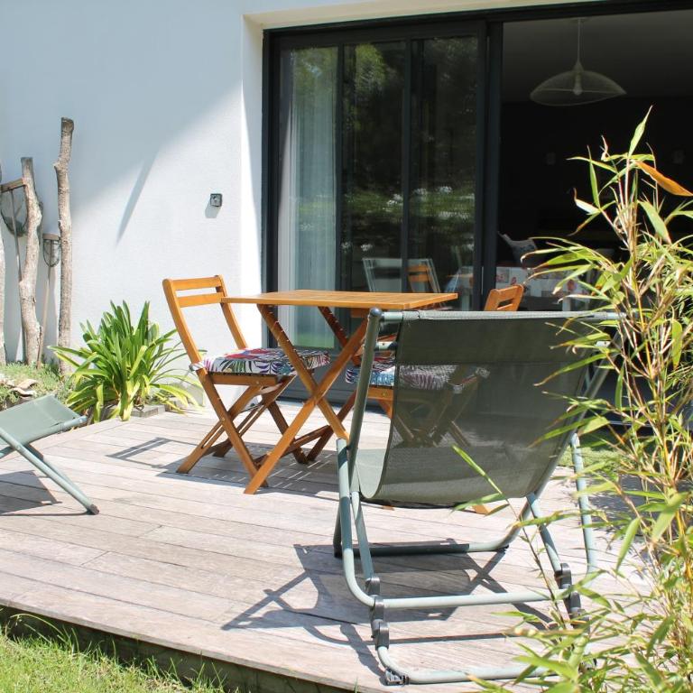 MAGNIFIQUES APPTS à 1 MINUTE DE LA PLAGE - Estudio con vistas al jardín - 8