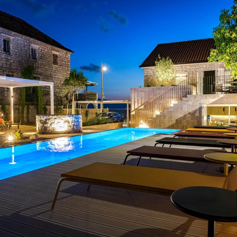 Villa Lastva - Vila sa Sopstvenim Bazenom - 32