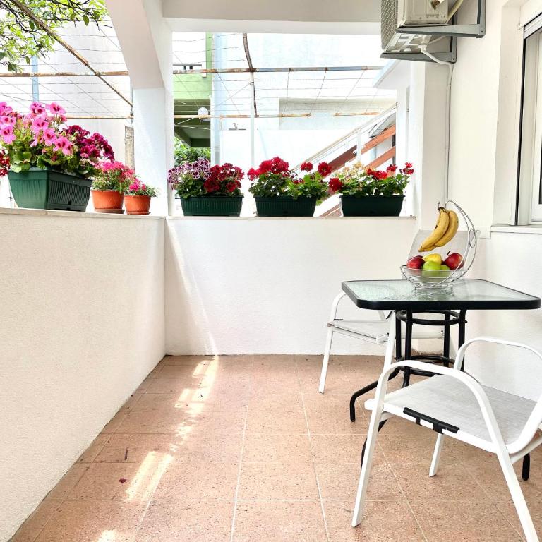 Parapid Apartments Budva - Dvokrevetna Soba sa Bračnim Krevetom/Zasebnim Krevetima i Terasom - 8