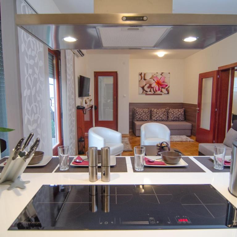 Apartments Biser - Deluks Apartman sa 2 Spavaće Sobe, Terasom i Hidromasažnom Kadom - 12