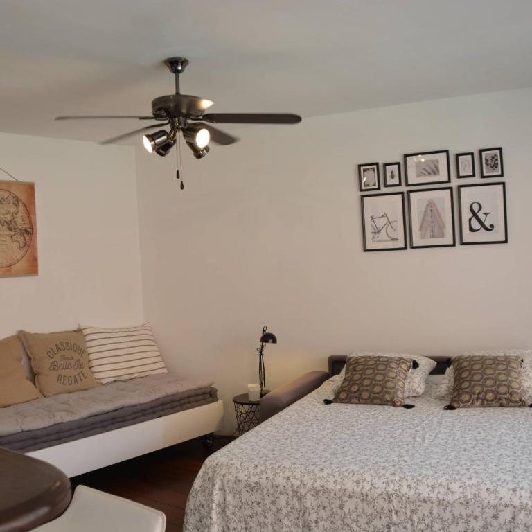 Grand studio climatisé proche plages Juan les pins - Appartamento con 1 Camera da Letto - 11
