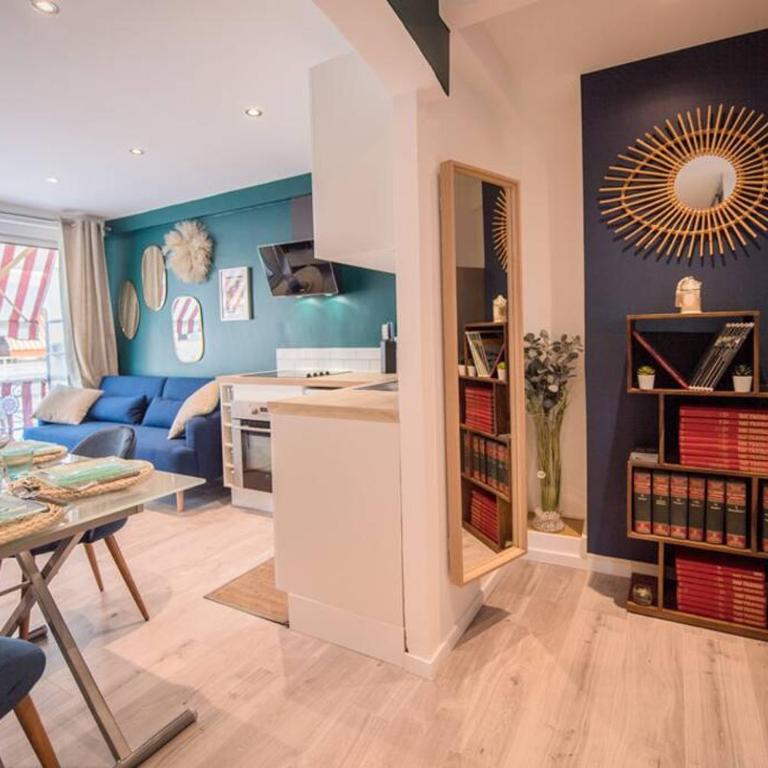 4 couchages Climatisé Direct Plage wifi parking - Appartement 1 Chambre - 1